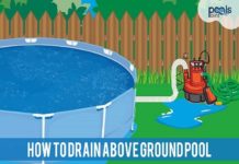 How to drain above ground pool