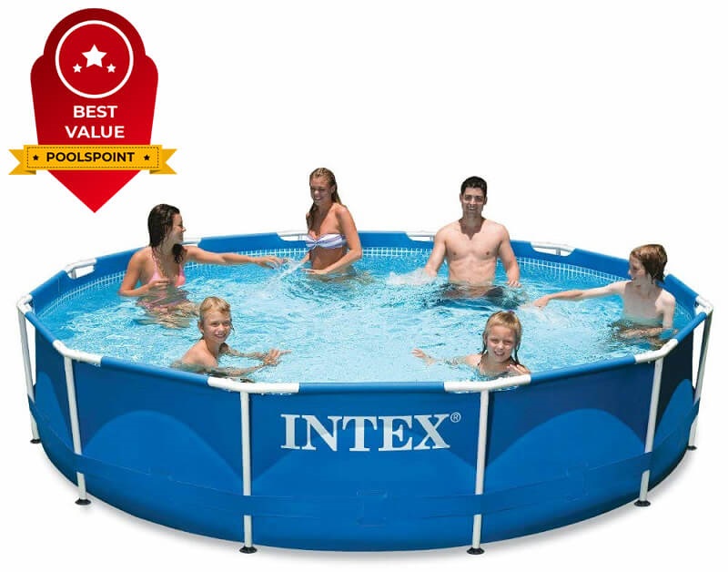 Intex 12ft x 30in metal frame pool set