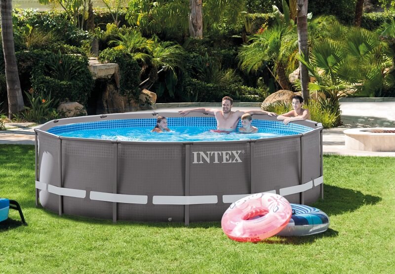 intex 14ft x 42in ultra frame pool set